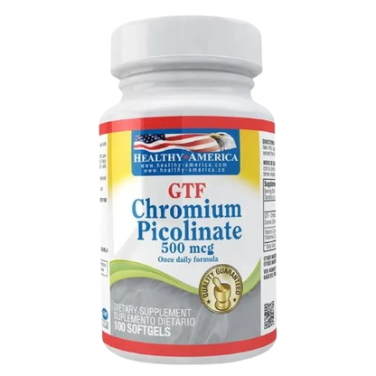 CHROMIUM PICOLINATE 500 MCG 100 SOFTGELS