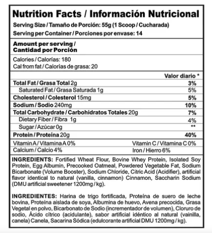 PROTEIN PANCAKE 15 SERV