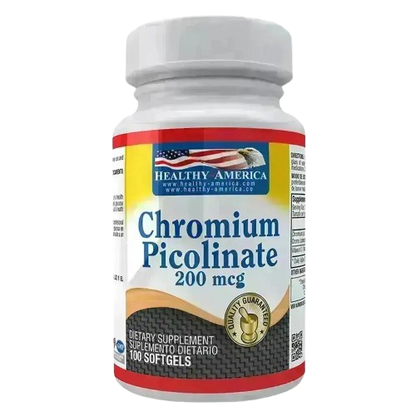 CHROMIUM PICOLINATE 200 MCG 100 SOFTGELS