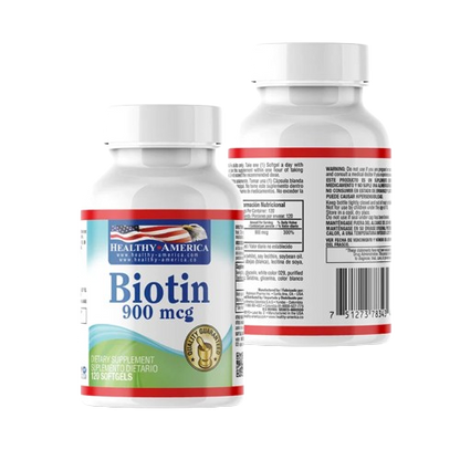 BIOTIN 900MCG 120 SOFTGELS