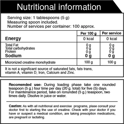 CREATINE IRON 100 SERV