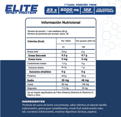 ELITE WHEY PROTEIN ELITE SUPPLEMENTS
