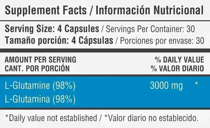 L-GLUTAMINE 3000 30 SERV