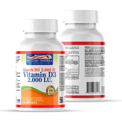 ABSORB D3 100 SOFTGELS